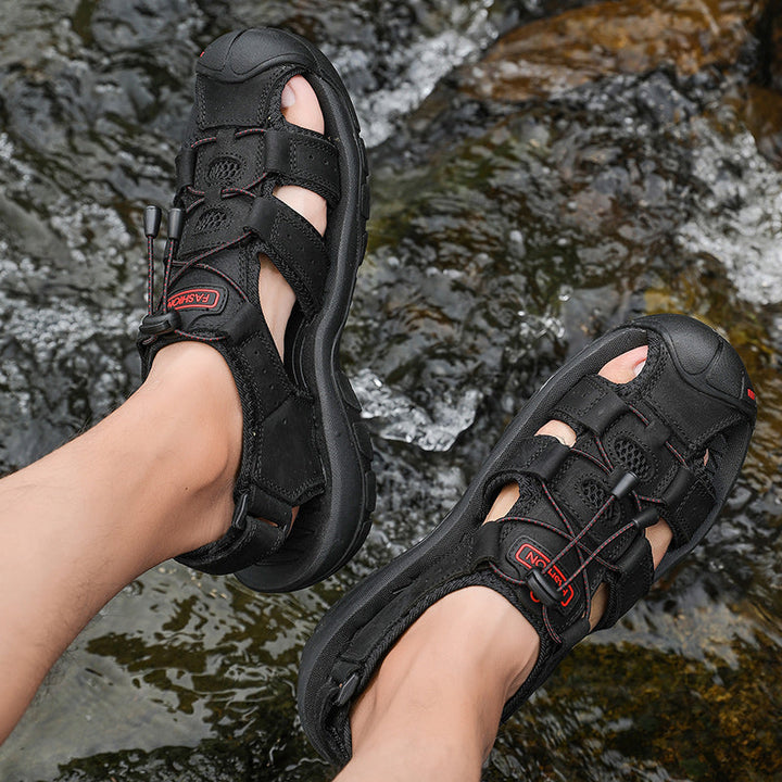 Men's water-resistant beach sandals, perfect for seaside strolls or river activities