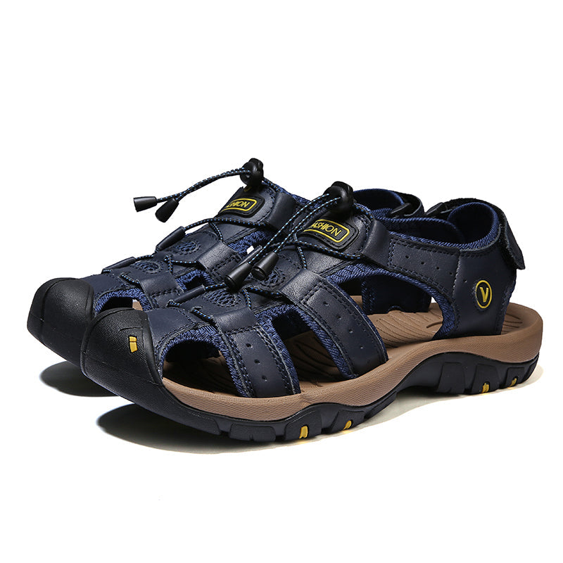 Sporty men's comfort sandals, providing excellent arch support for prolonged wear