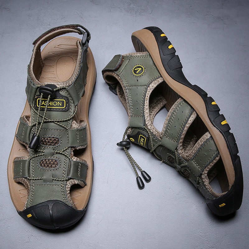 Men's comfortable hiking sandals, engineered for stability and shock absorption
