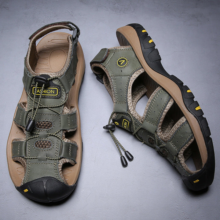 Men's comfortable hiking sandals, engineered for stability and shock absorption