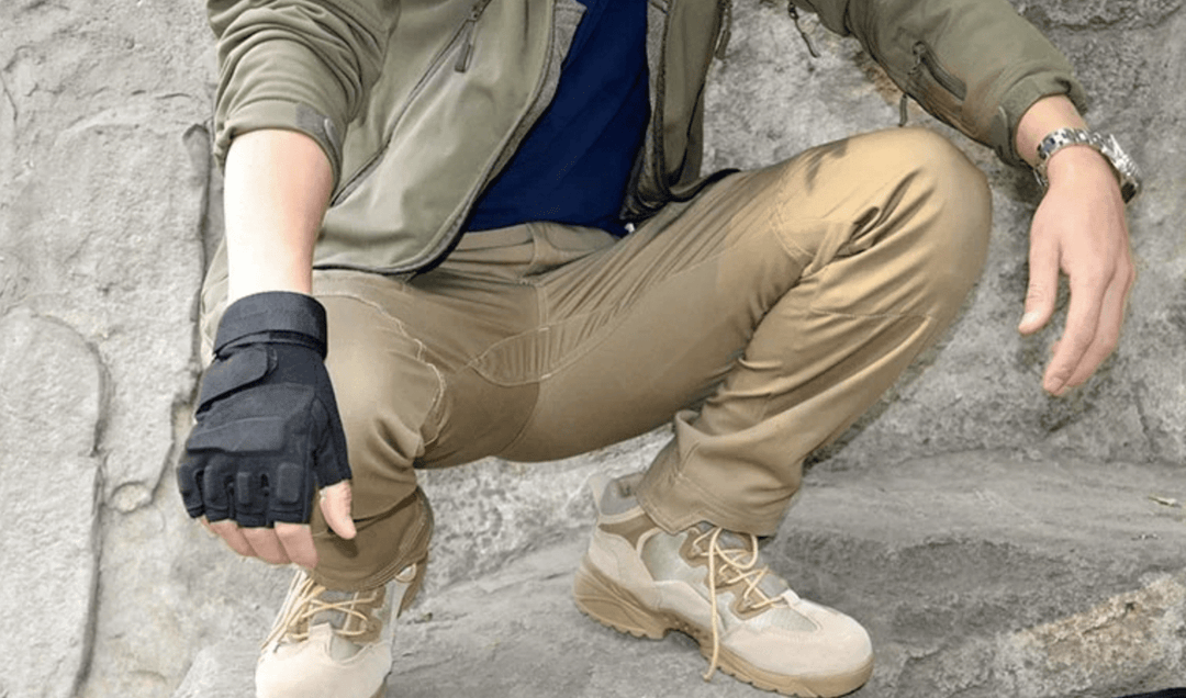 Men's comfortable cargo pants, tactical for outdoor and hiking, cotton-spandex fabric