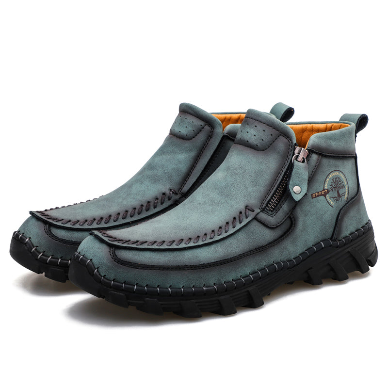 Classic men's casual orthopedic boots, crafted for both style and ergonomic support