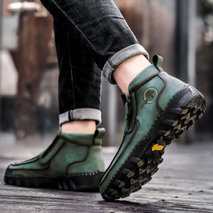 Men's work boots, orthopedic, with a focus on foot protection and comfort