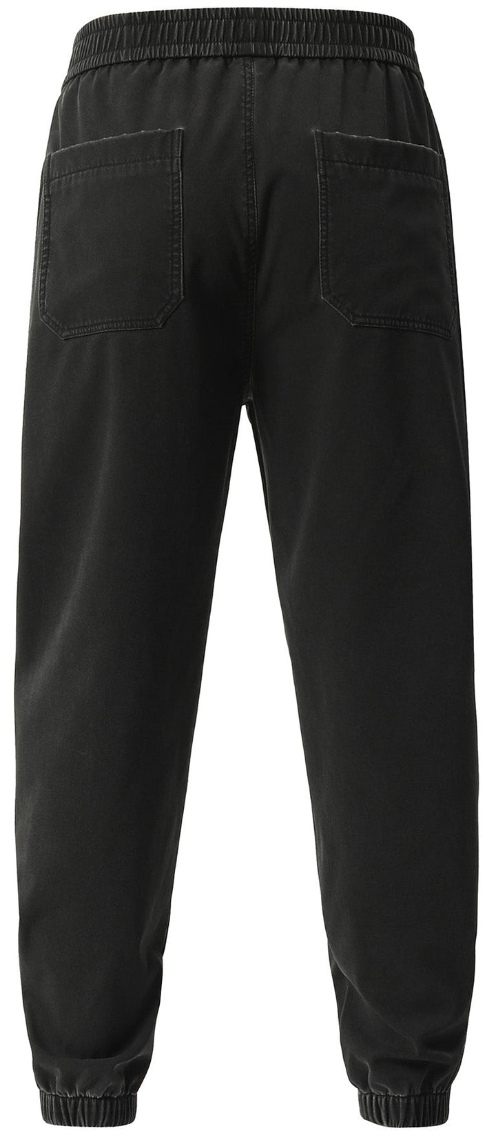Front view of gray Men's Performance Athletic Jogger Pants, showcasing drawstring waist & pockets