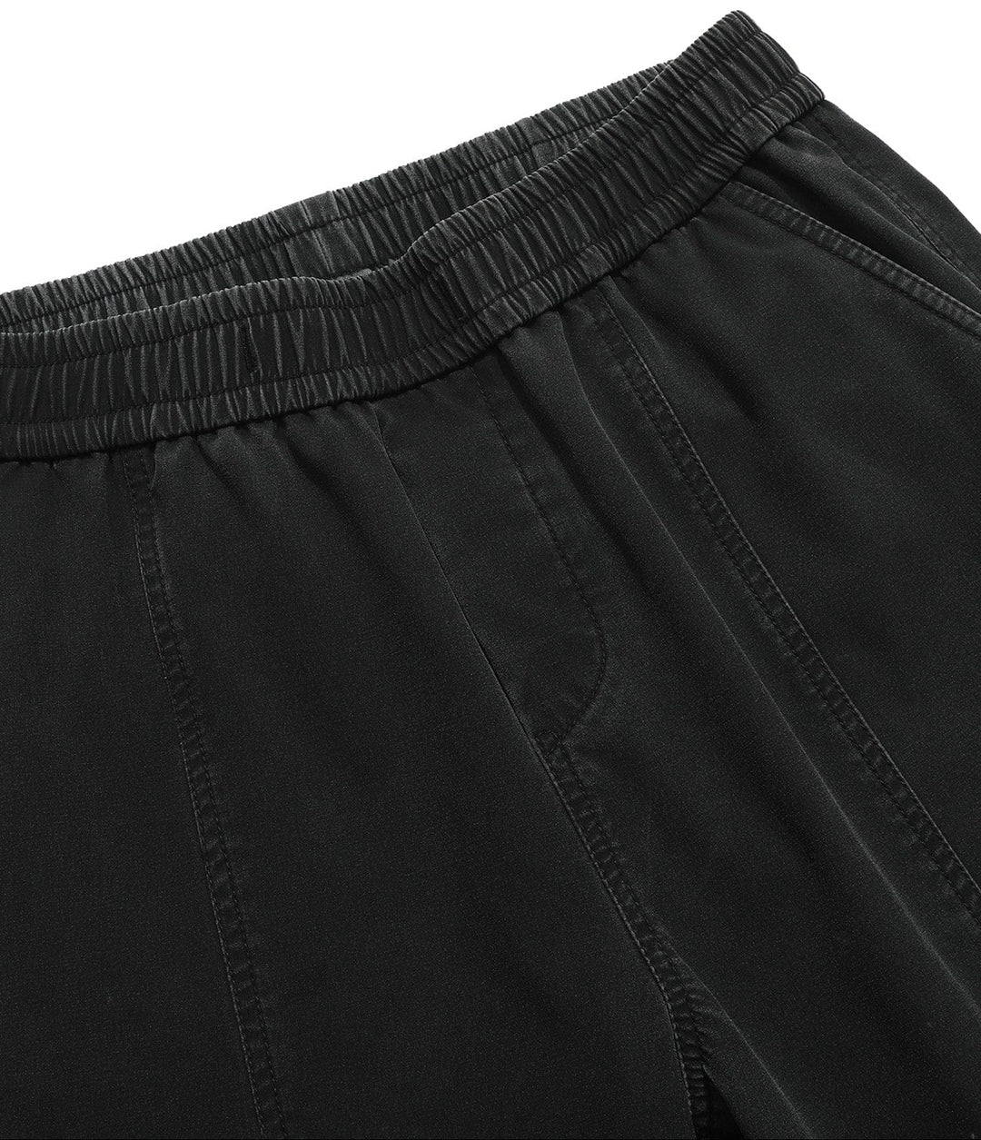 Close-up of Men's Performance Athletic Jogger Pants fabric texture, highlighting stretch & breathability