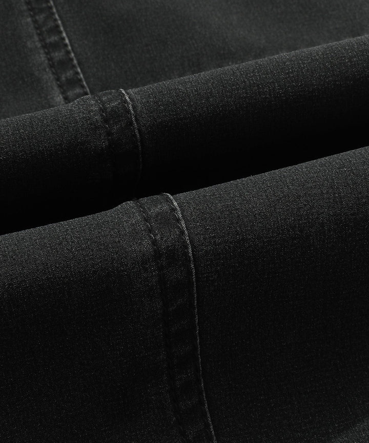 Zoomed in on the ankle cuff of Men's Performance Athletic Jogger Pants, showing ribbed detail