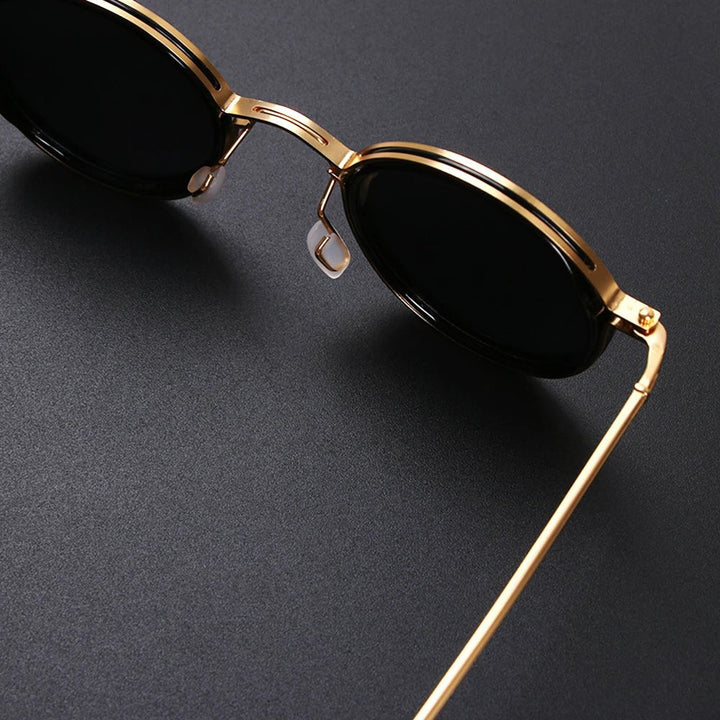 Men's fashionable double bridge sunglasses, polarized for sun protection. Perfect men's accessory for summer fashion.