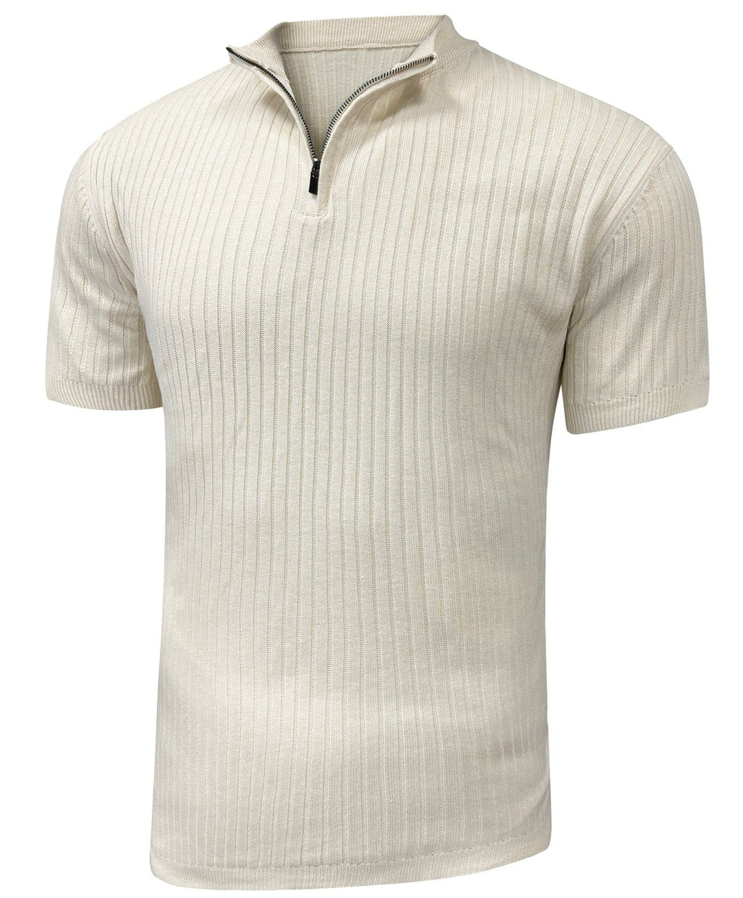 Stylish men's long sleeve zip-up shirt, casual modern fit; men's apparel essential.