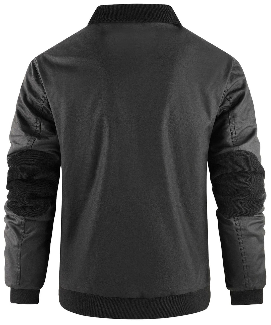 Stylish men's outerwear: fleece-lined bomber jacket in a classic fit