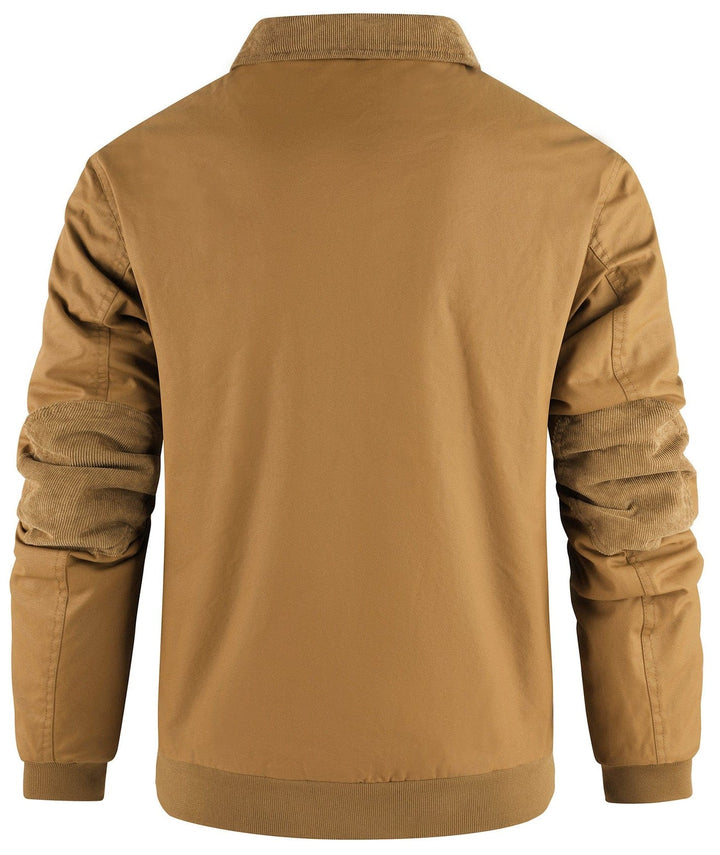 Men's winter coat, bomber style, featuring a soft and warm fleece lining