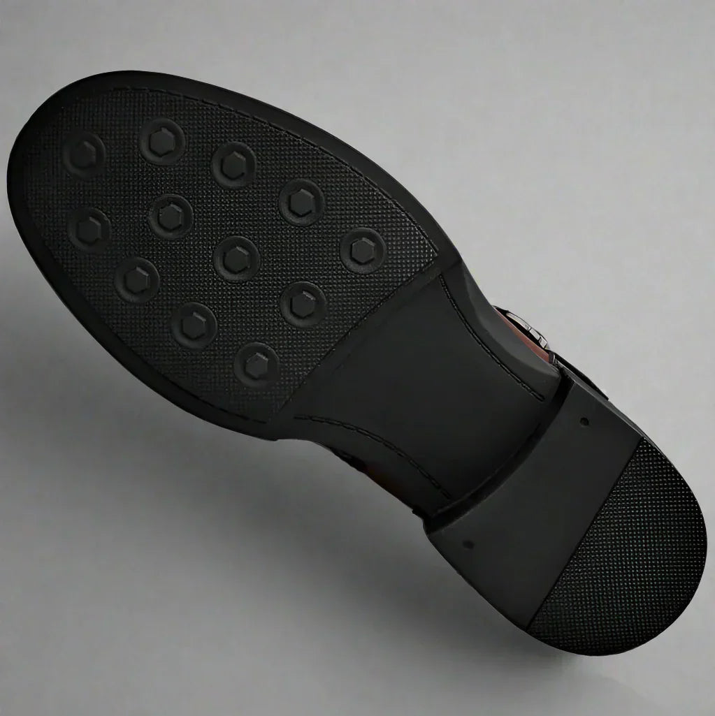 Men's ultimate comfort leather ankle boots, orthopedic design for all-day wear
