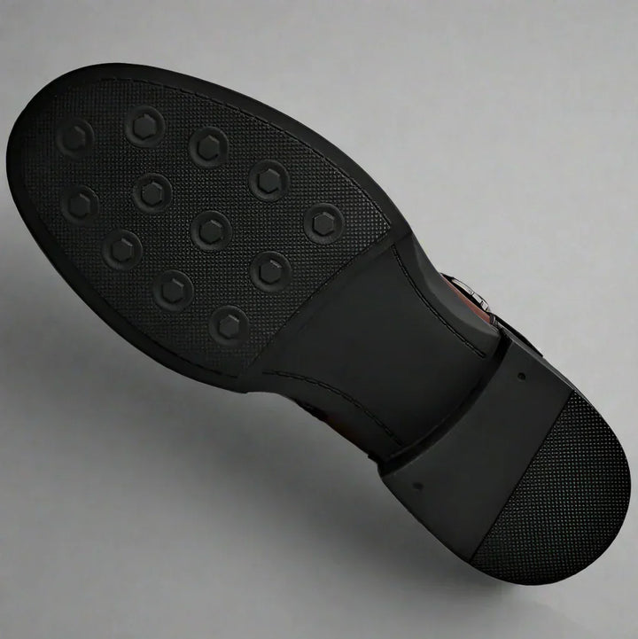 Men's ultimate comfort leather ankle boots, orthopedic design for all-day wear