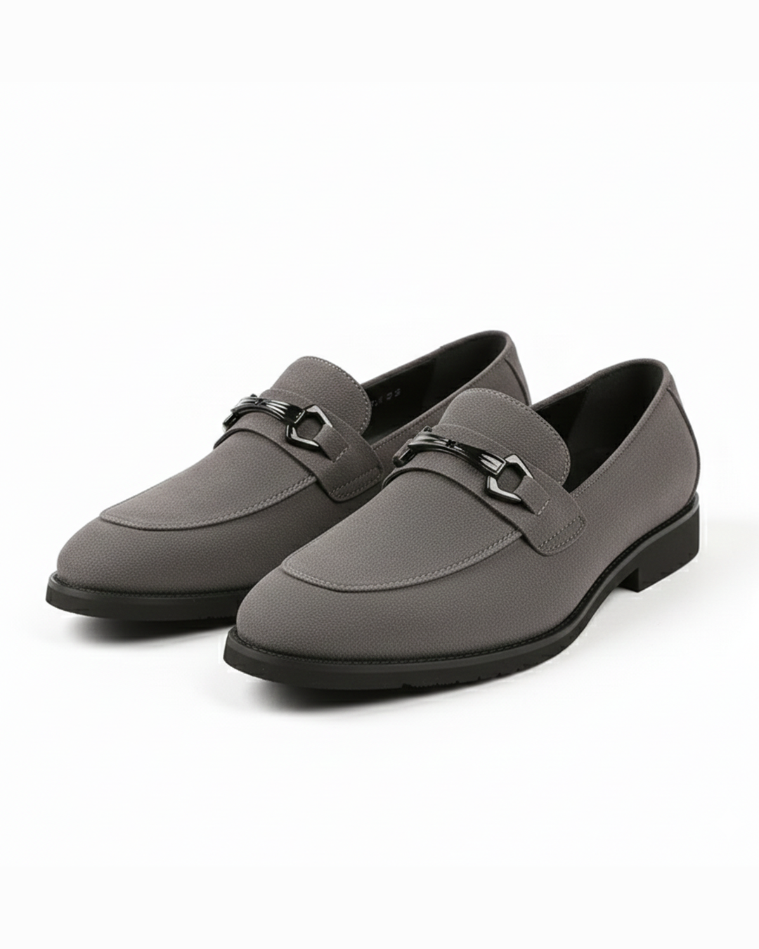 Men's premium brown suede slip-on loafers, elegant and comfortable for smart casual wear.