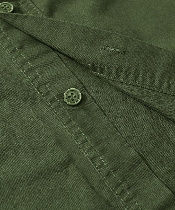 Men's short sleeve cotton shirt, Premium Terrain Trek style, in a vibrant red, new arrival apparel.