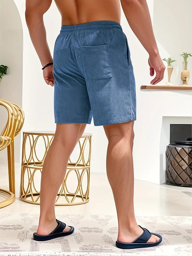 Versatile men's summer trunks: quick-dry, elastic waist, suitable for beach & casual wear.