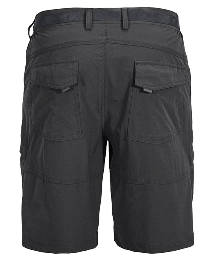 Performance cargo shorts for men, quick-dry fabric for hiking and active outdoor wear.