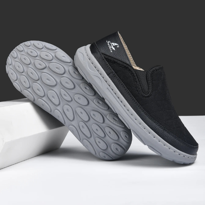 Comfortable men's shoes, slip-on type, great for daily wear and easy walking