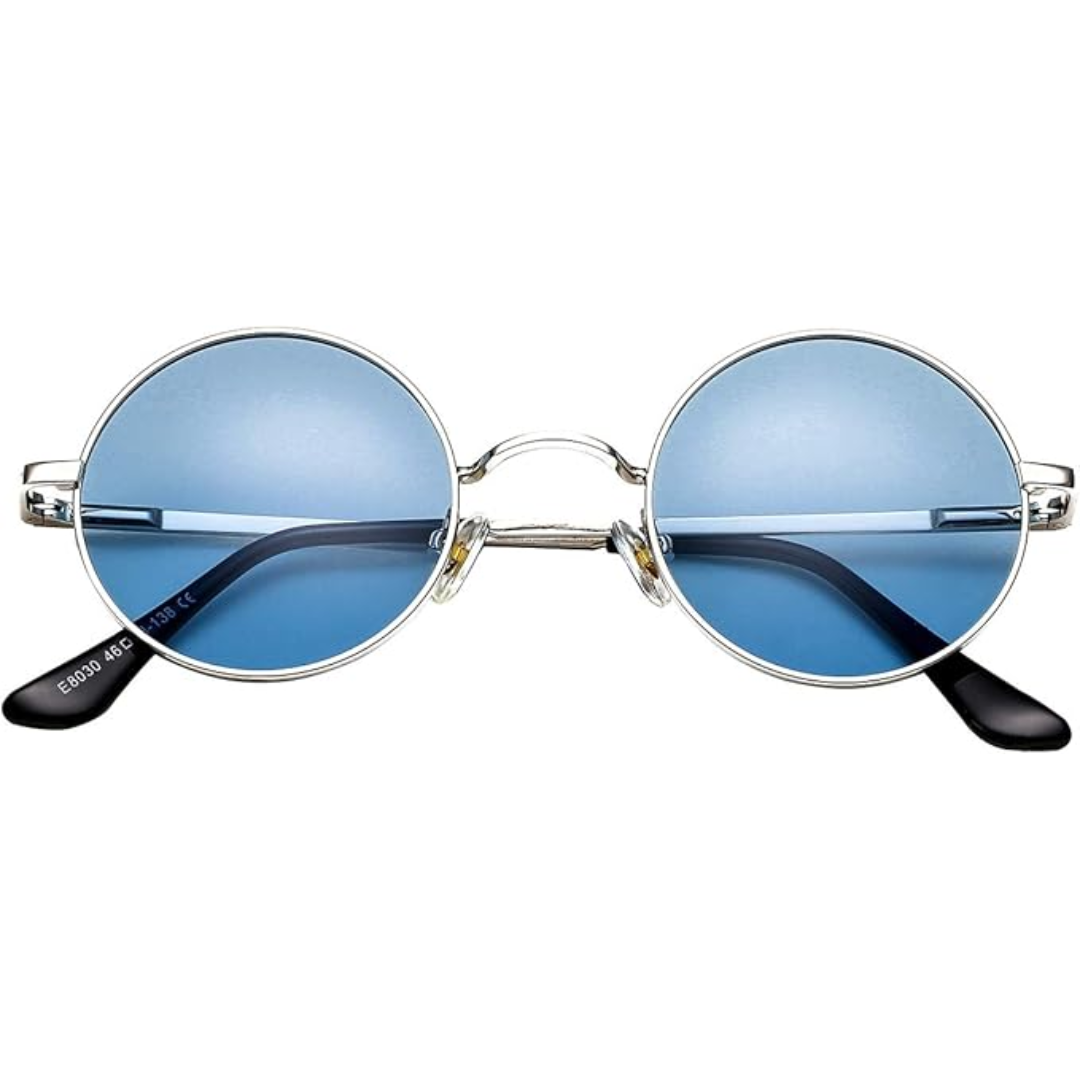 Timeless men's classic round polarized sunglasses. Retro design for ultimate glare & UV sun protection.