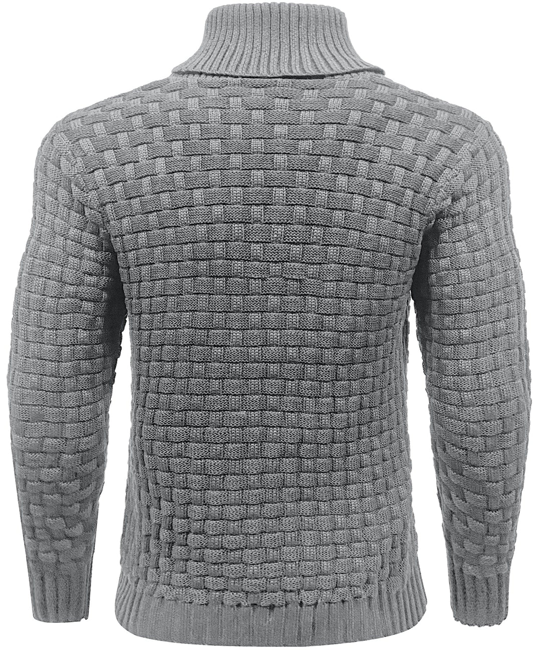 Casual yet smart men's crew neck ribbed knit pullover, for various occasions