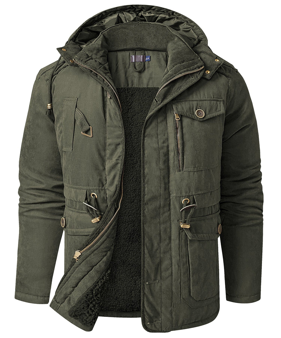 Heavyweight work jacket for men, offering maximum protection from cold weather elements.