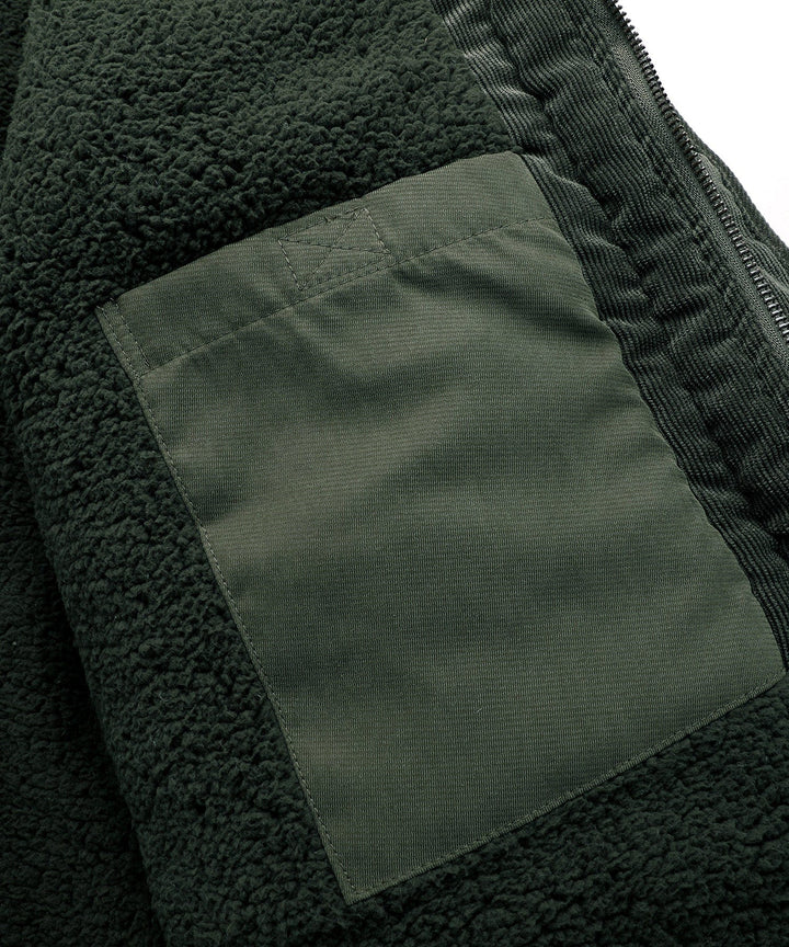 Rugged men's work jacket, heavyweight and practical for any cold weather task.
