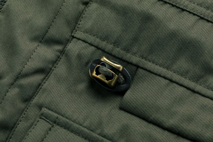 Heavyweight work jacket with multiple pockets, providing ample storage for tools and essentials.