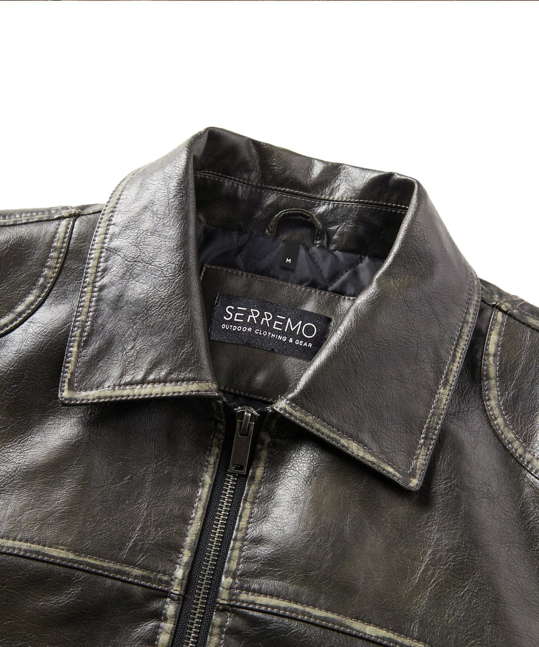 Men's jacket, Rustic Edge Faux Leather, perfect for rugged, all-season styling