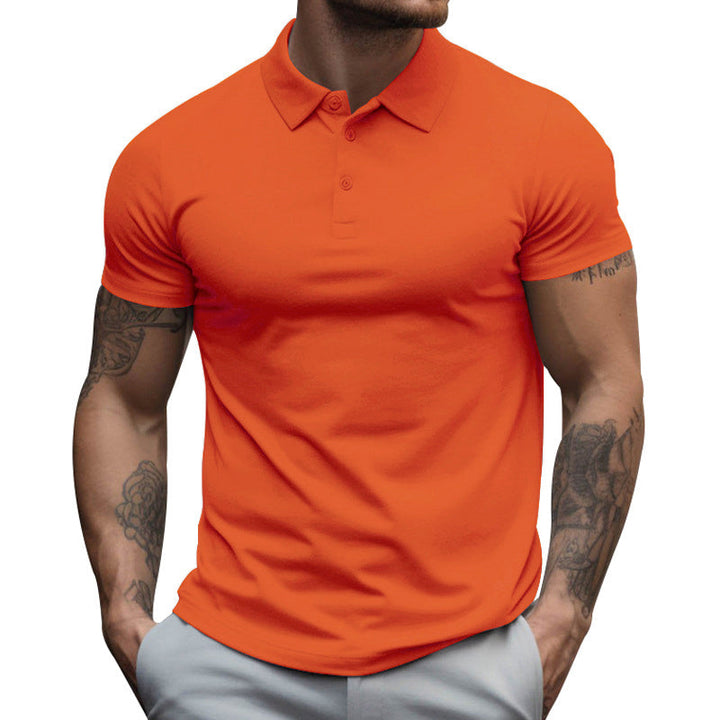Classic short sleeve men's polo. Slim fit, perfect for smart casual summer style & performance.