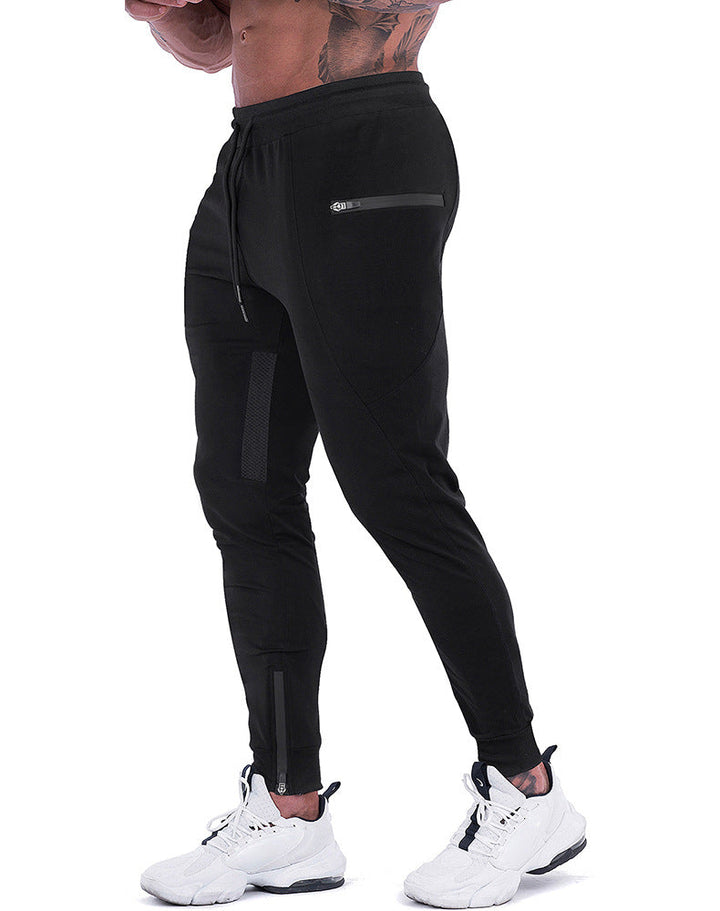 Men's tapered joggers in charcoal gray, versatile athletic pants for casual wear