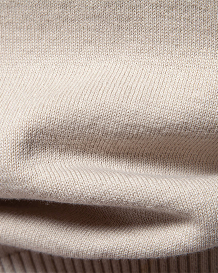 Men's premium knit long sleeve crew neck sweater, perfect for comfort and style
