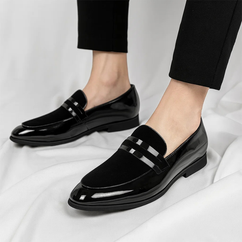 Men's versatile penny loafers, pairing effortlessly with casual or dress outfits for a timeless, comfortable look.