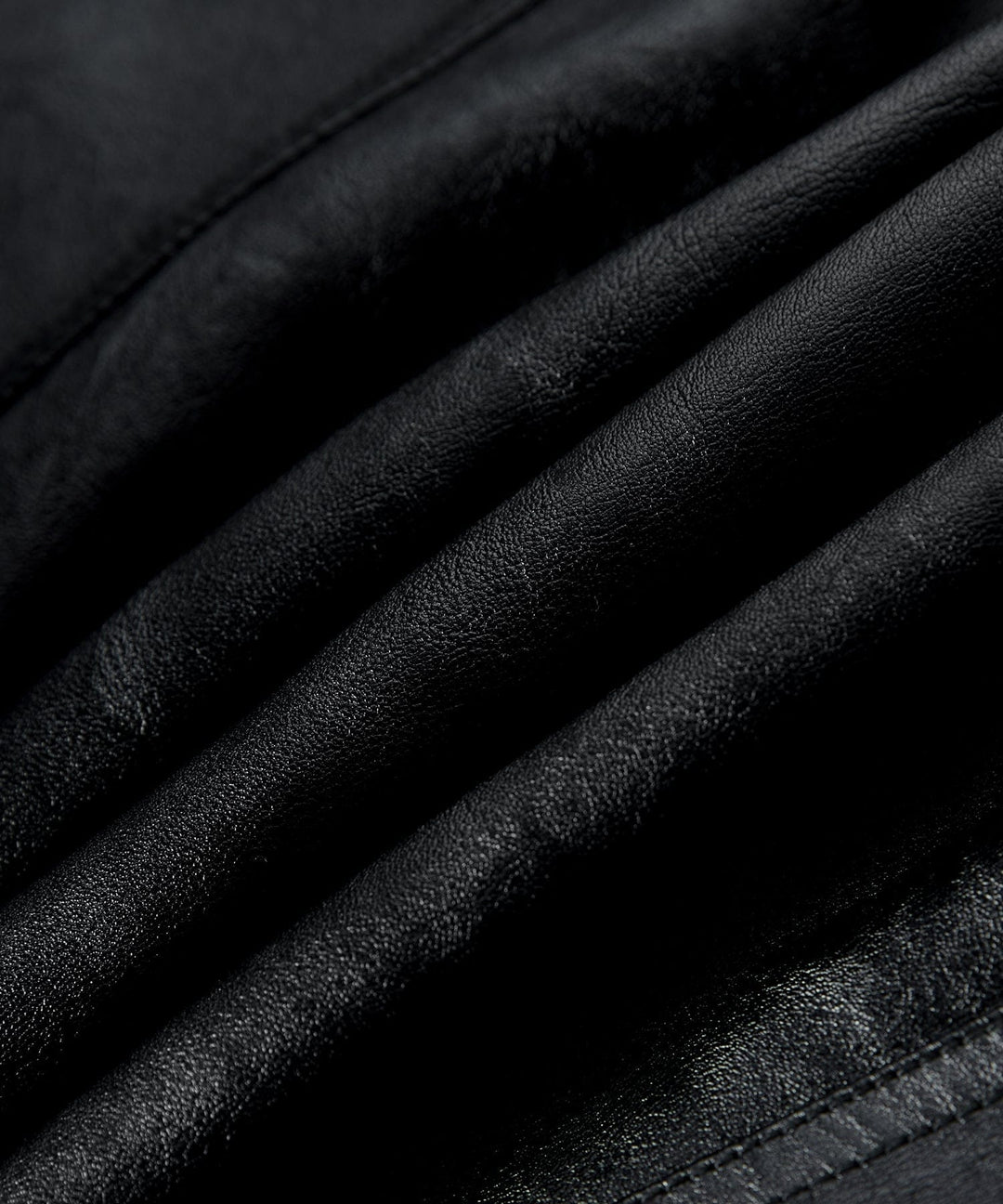 Full-body shot of the Men's Urban Edge Faux Leather Jacket, highlighting its modern fit and all-season appeal