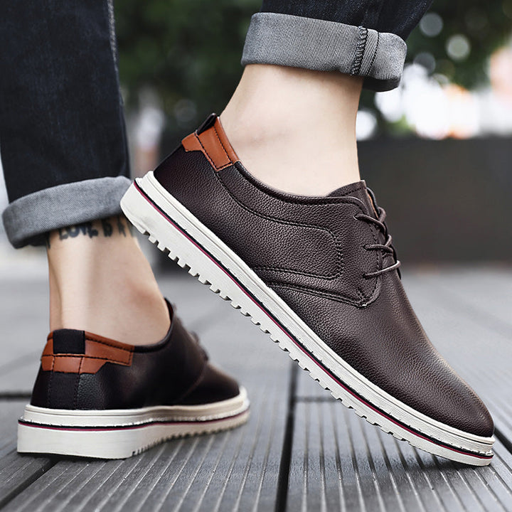 Men's urban lace-up loafers, designed for city life, comfortable and fashionable