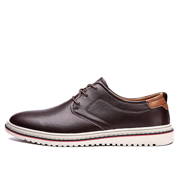 Men's comfortable urban loafers, black, with strong laces for a snug fit and support