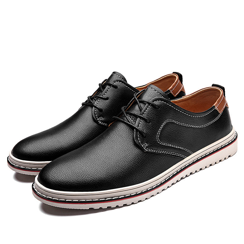 Men's distinctive urban loafers, navy blue, showcasing unique design elements and laces