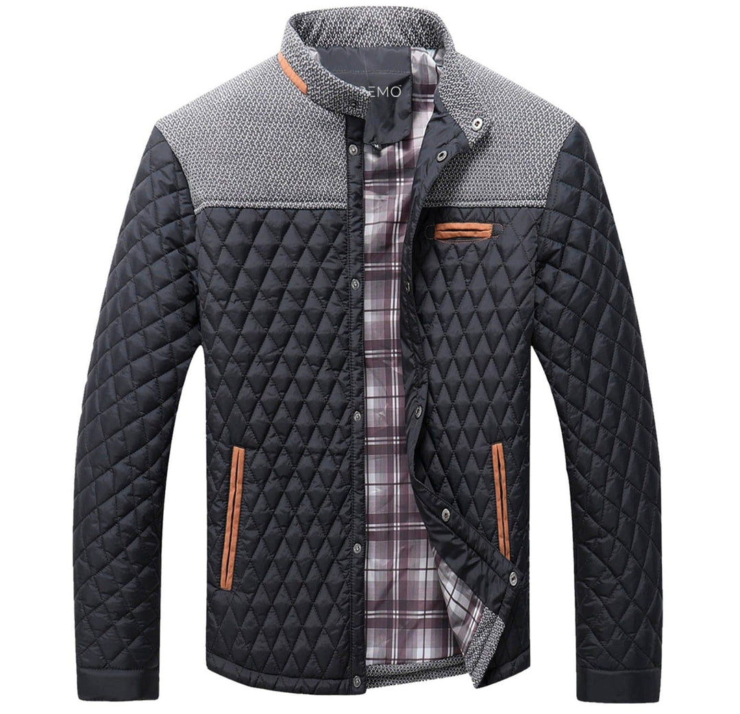 Men's Urban Outdoor Performance Jacket, gray, front view, for versatile all-season wear