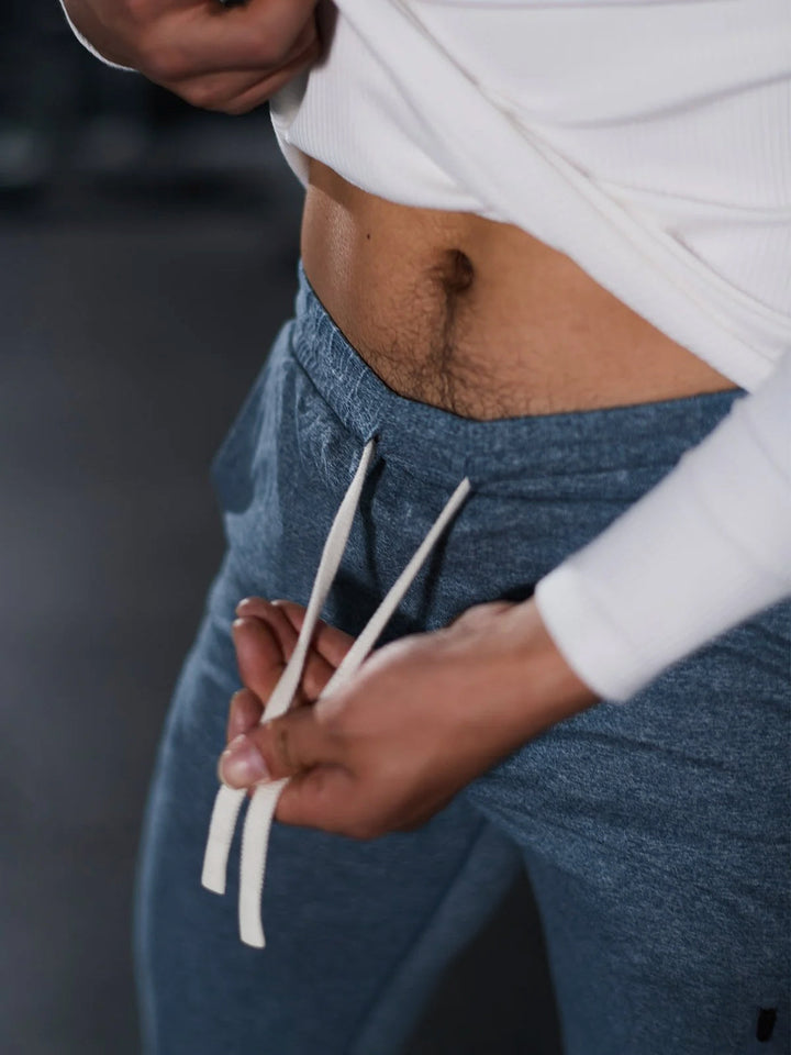 Men's Valencia Joggers in navy blue, offering a classic color for active or casual wear