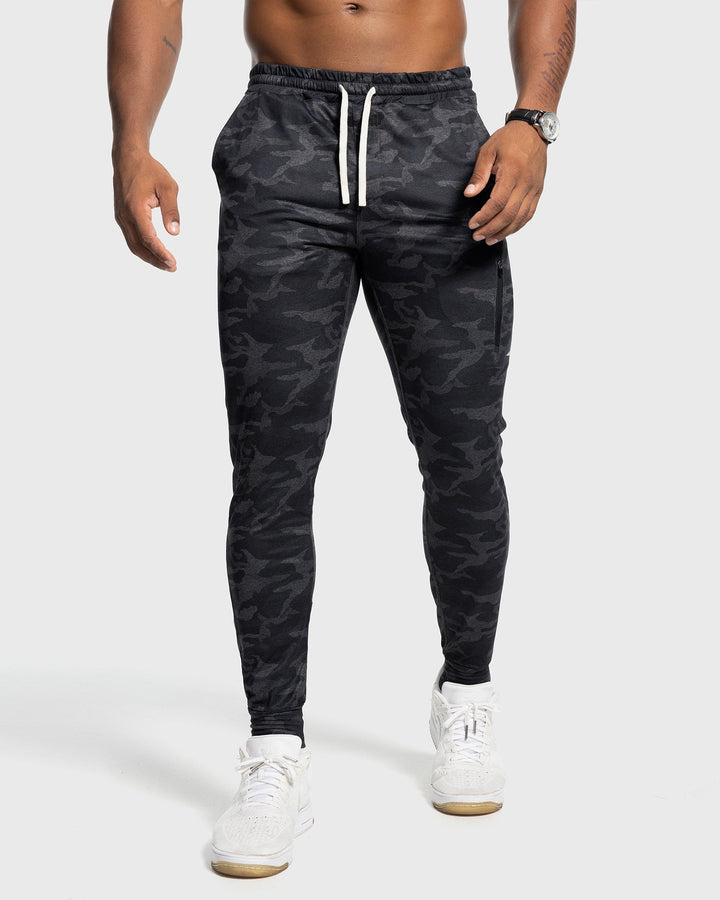 Men's Valencia Performance Joggers in deep burgundy, adding color to activewear