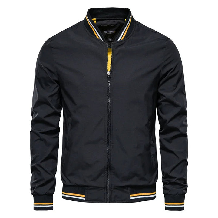 Men's Valor Ascend Bomber Jacket in classic style, perfect for versatile spring and fall layering.