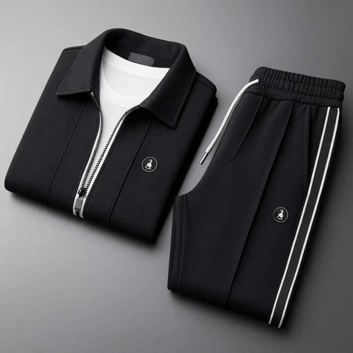 Men's Velocity Comfort Fit Tracksuit Set. Perfect athletic outfit for jogging, workouts, and casual activewear.