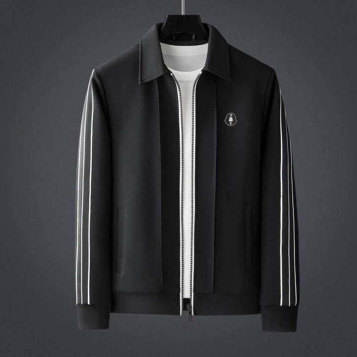 Black Men's Velocity Tracksuit. A performance jogging set & activewear, ideal workout gear for men.