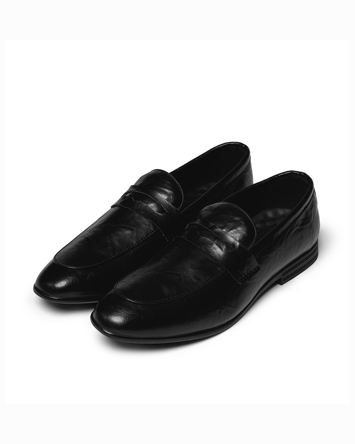 Men's Verona brown leather loafers, slip-on comfort, formal & casual style