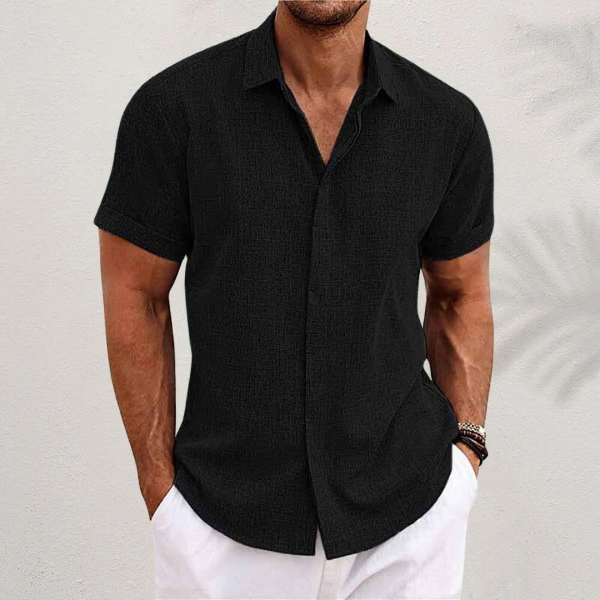 Everyday men's casual button-down shirt, offering comfort and smart casual style.
