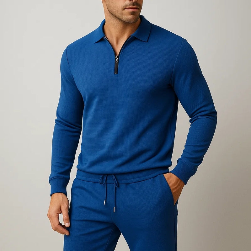 Men's waffle knit pants from lounge set, designed for ultimate comfort