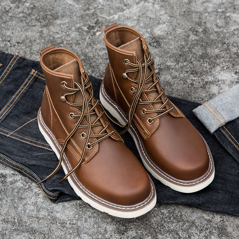 Men's fashion chukka boots, offering a sophisticated look without compromising on durability
