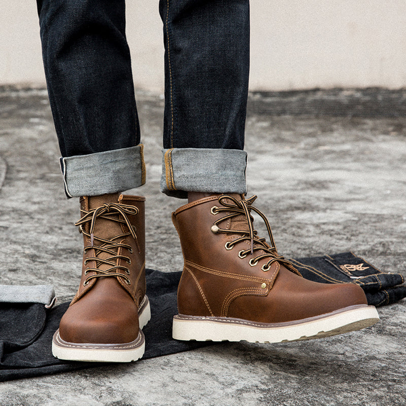 Men's everyday chukka boots, offering comfort, style, and waterproof protection for urban explorers
