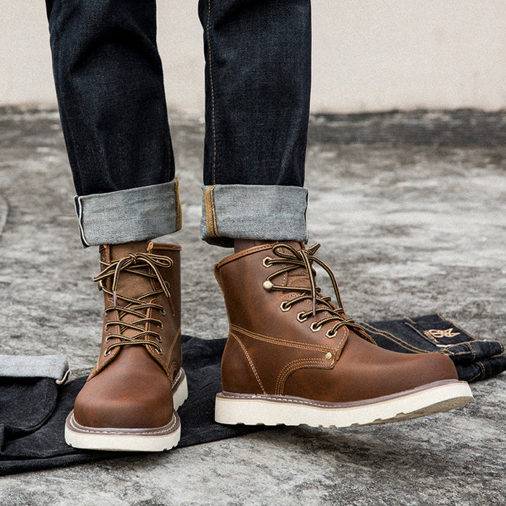 Men's everyday chukka boots, offering comfort, style, and waterproof protection for urban explorers