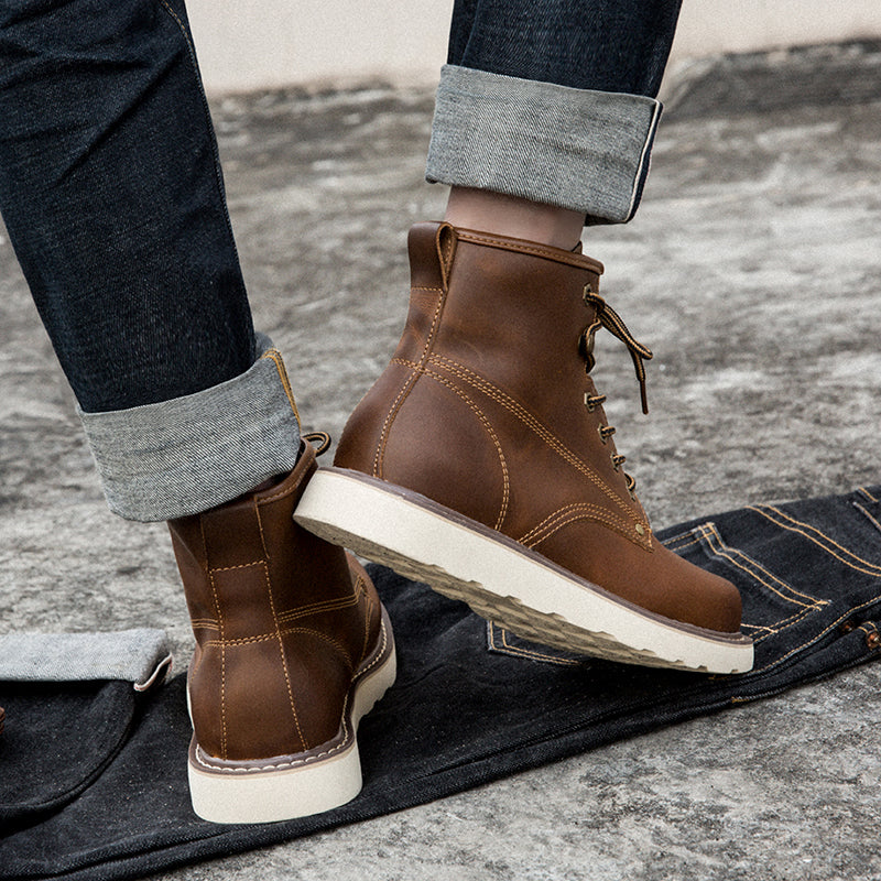 Waterproof casual chukka boots, featuring a lightweight design for all-day comfort for men