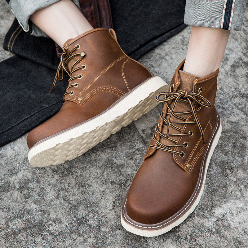 Stylish men's chukka boots with a focus on their timeless design and versatility in outfits