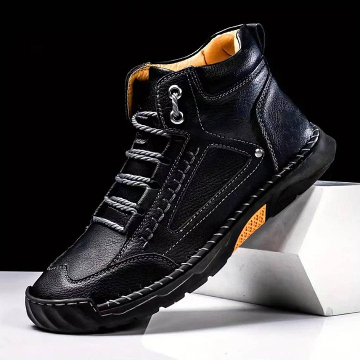 Adventure-ready men's hiking footwear with waterproof protection & arch support.